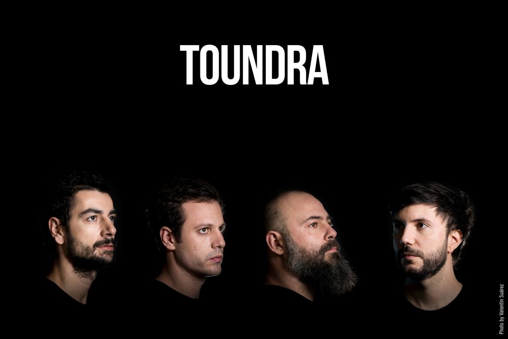 Fotografías correspondientes a la promoción del disco "Vortex" de Toundra. 2018.